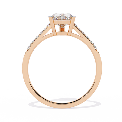 lab grown diamond | moissanite Jewellery Lustr Love Lab Grown Diamond OR Moissanite Ring by Rabbito Jewels