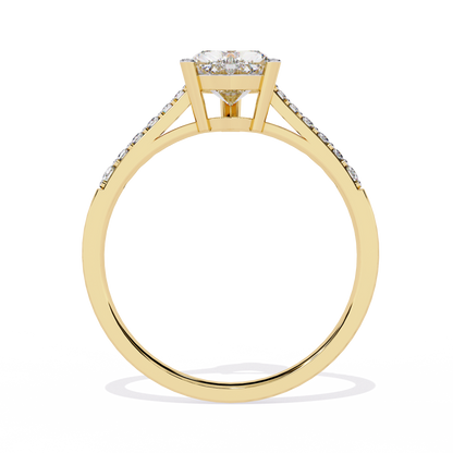 lab grown diamond | moissanite Jewellery Lustr Love Lab Grown Diamond OR Moissanite Ring by Rabbito Jewels