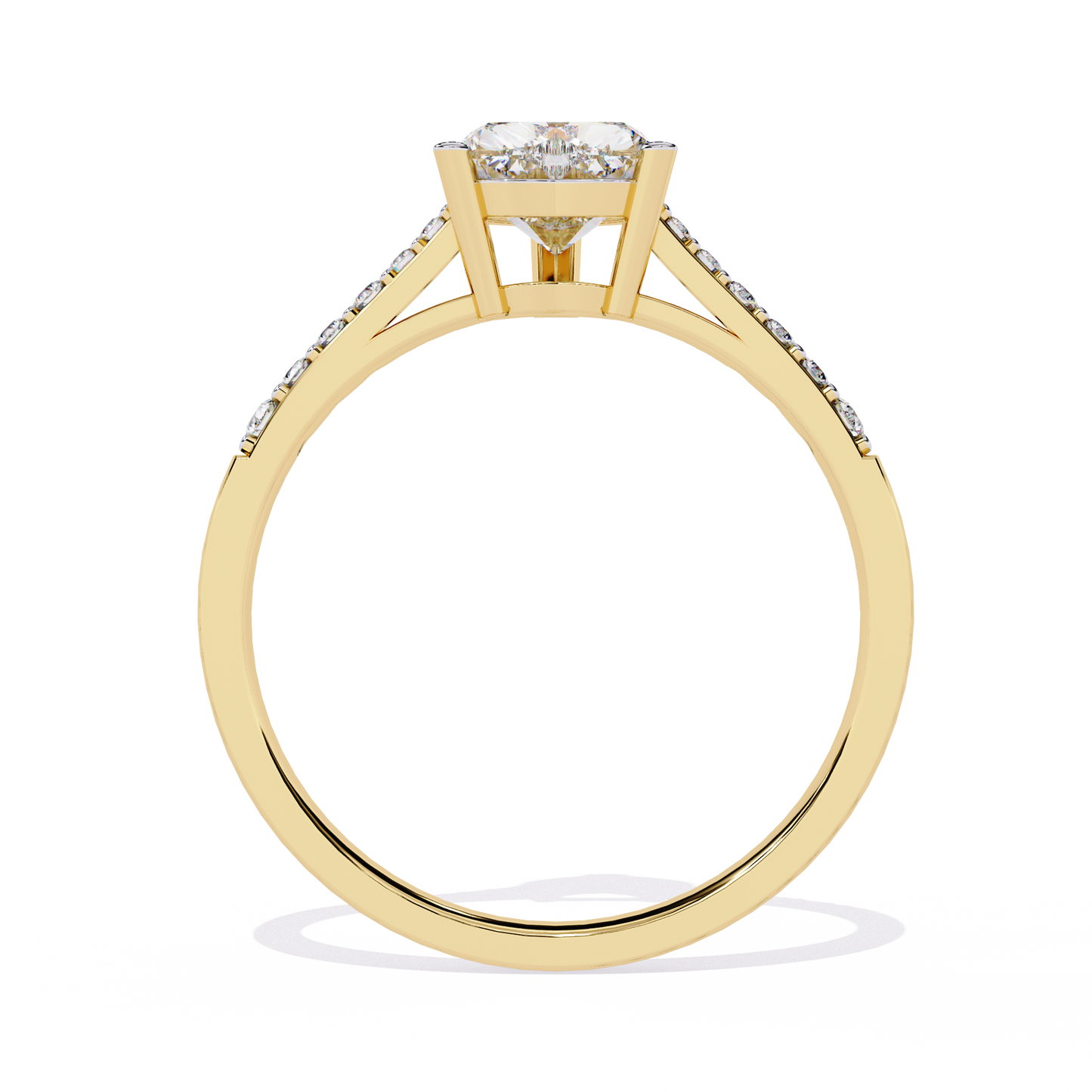 lab grown diamond | moissanite Jewellery Lustr Love Lab Grown Diamond OR Moissanite Ring by Rabbito Jewels