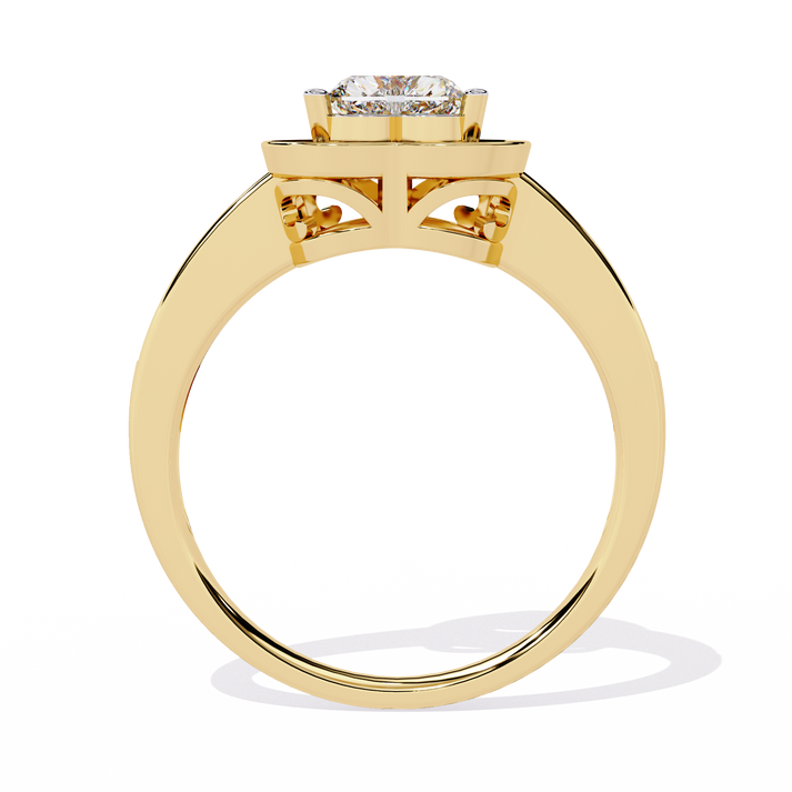 lab grown diamond | moissanite Jewellery Pave Set Heart Lab Grown Diamond OR Moissanite Ring by Rabbito Jewels