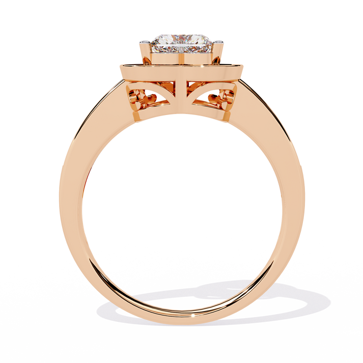 lab grown diamond | moissanite Jewellery Pave Set Heart Lab Grown Diamond OR Moissanite Ring by Rabbito Jewels