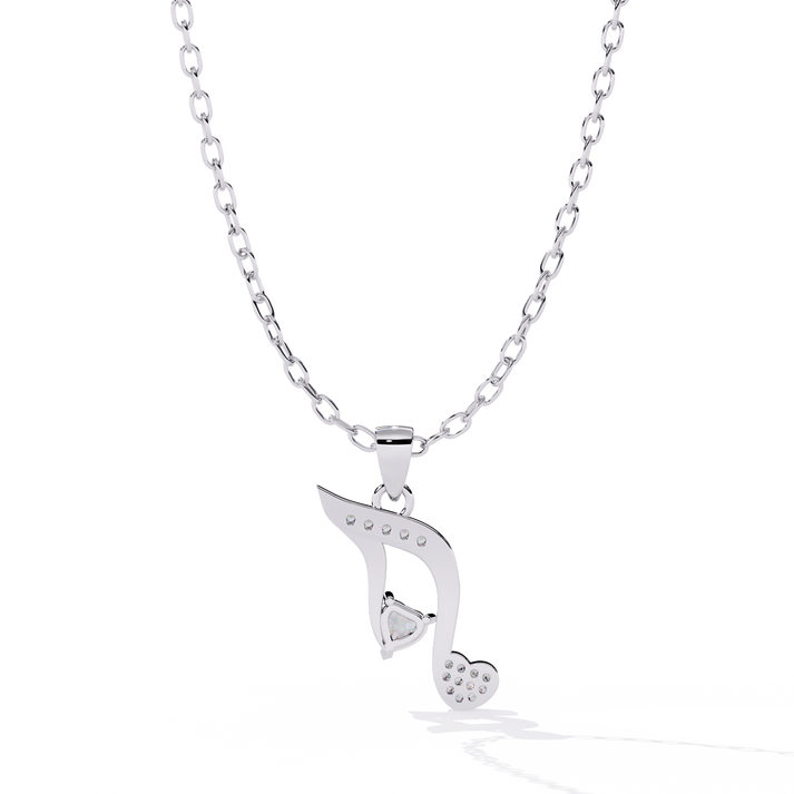 lab grown diamond | moissanite Jewellery Music Star Lab Grown Diamond OR Moissanite Pendant by Rabbito Jewels