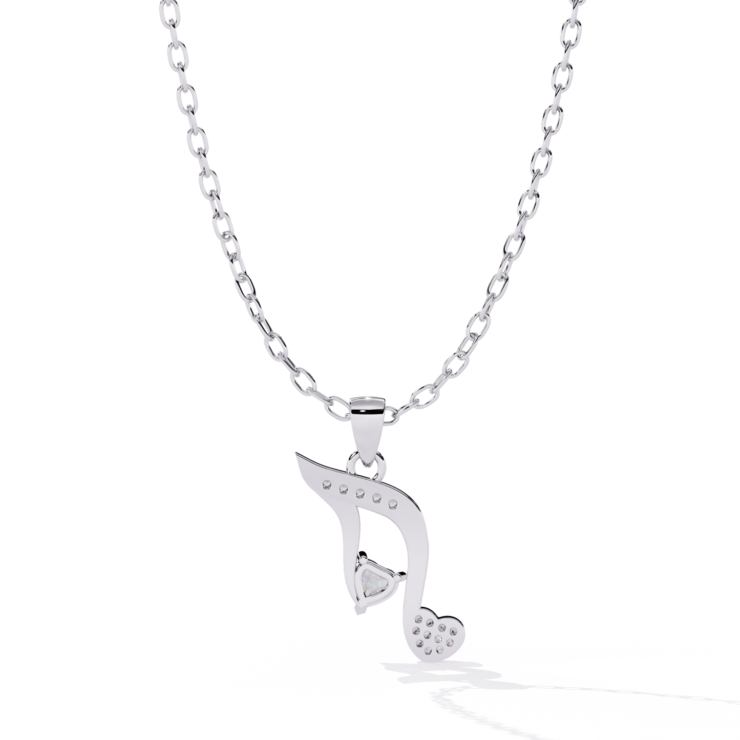 lab grown diamond | moissanite Jewellery Music Star Lab Grown Diamond OR Moissanite Pendant by Rabbito Jewels