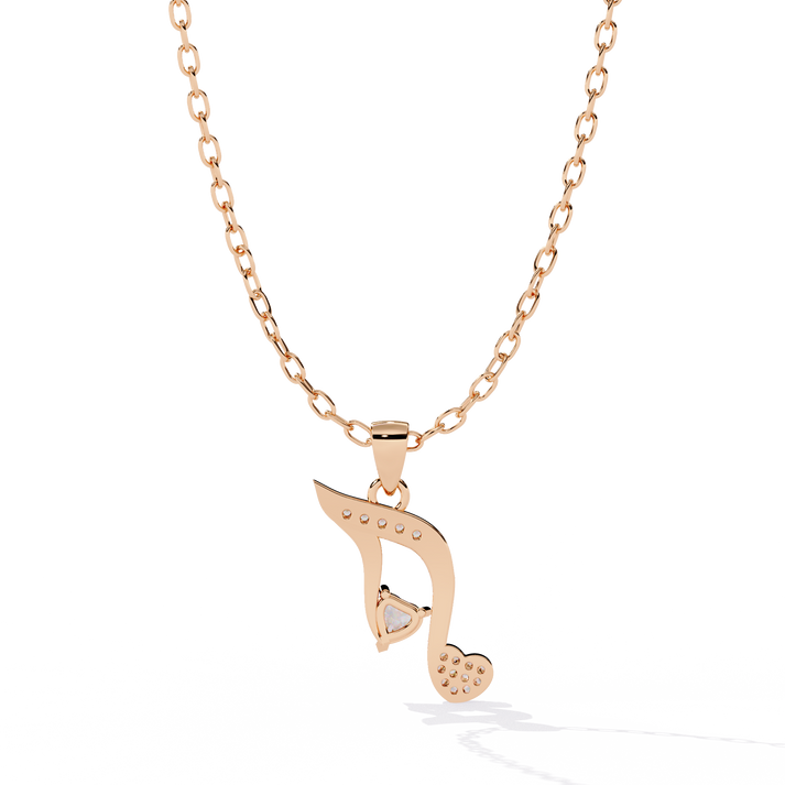 lab grown diamond | moissanite Jewellery Music Star Lab Grown Diamond OR Moissanite Pendant by Rabbito Jewels