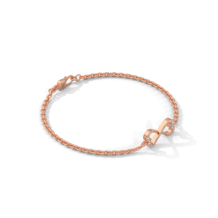 lab grown diamond | moissanite Jewellery Infinite Glamour Lab Grown Diamond OR Moissanite Bracelet by Rabbito Jewels