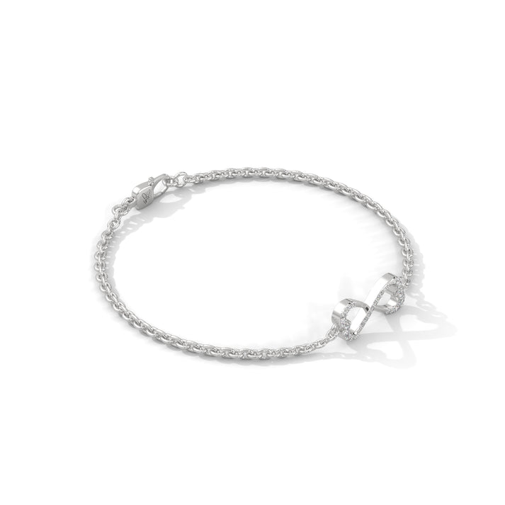 lab grown diamond | moissanite Jewellery Infinite Glamour Lab Grown Diamond OR Moissanite Bracelet by Rabbito Jewels