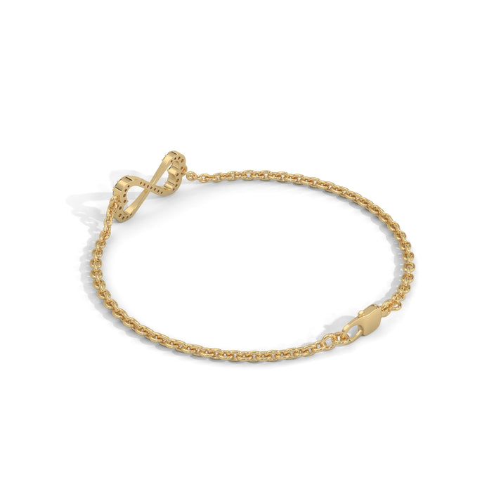 lab grown diamond | moissanite Jewellery Infinite Glamour Lab Grown Diamond OR Moissanite Bracelet by Rabbito Jewels