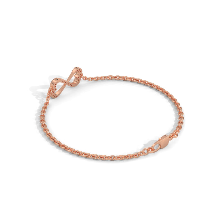 lab grown diamond | moissanite Jewellery Infinite Glamour Lab Grown Diamond OR Moissanite Bracelet by Rabbito Jewels