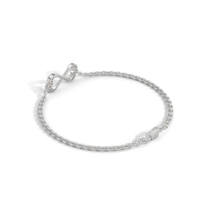 lab grown diamond | moissanite Jewellery Infinite Glamour Lab Grown Diamond OR Moissanite Bracelet by Rabbito Jewels