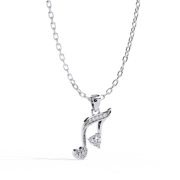 lab grown diamond | moissanite Jewellery Music Star Lab Grown Diamond OR Moissanite Pendant by Rabbito Jewels