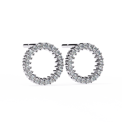 lab grown diamond | moissanite Jewellery Forzi Perals Earrings by Rabbito Jewels