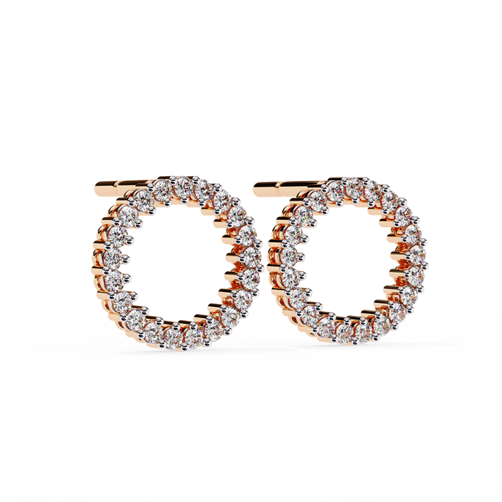 lab grown diamond | moissanite Jewellery Forzi Perals Earrings by Rabbito Jewels