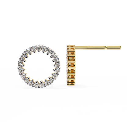 lab grown diamond | moissanite Jewellery Forzi Perals Earrings by Rabbito Jewels