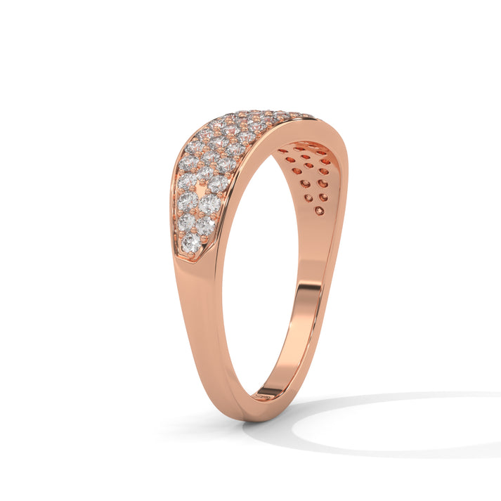 lab grown diamond | moissanite Jewellery Pave Signet Lab Grown Diamond OR Moissanite Ring by Rabbito Jewels