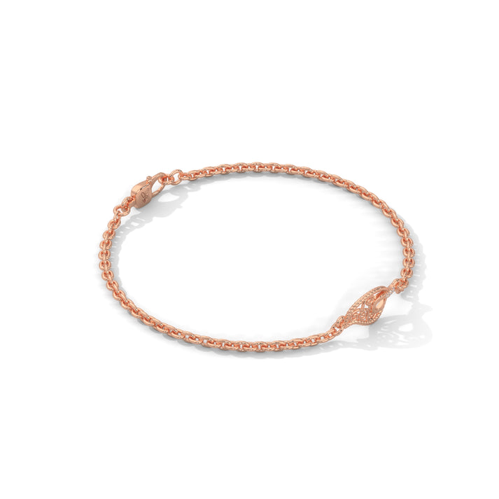 lab grown diamond | moissanite Jewellery Twisted Leaf Lab Grown Diamond OR Moissanite Bracelet by Rabbito Jewels