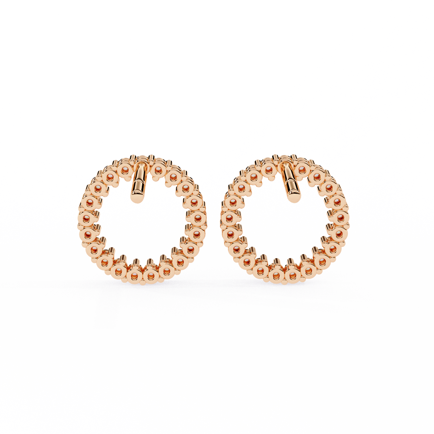 lab grown diamond | moissanite Jewellery Forzi Perals Earrings by Rabbito Jewels