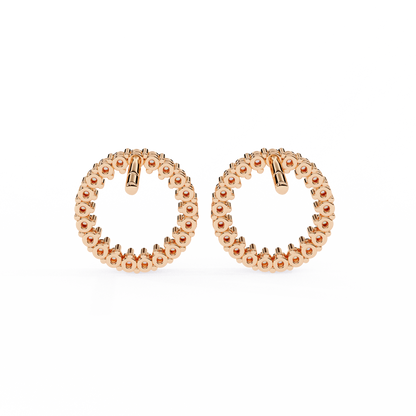 lab grown diamond | moissanite Jewellery Forzi Perals Earrings by Rabbito Jewels