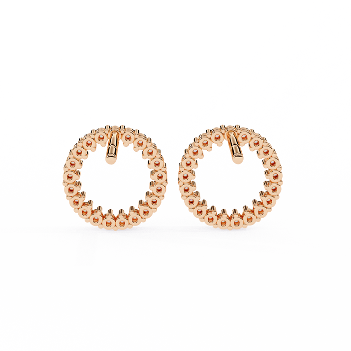 lab grown diamond | moissanite Jewellery Forzi Perals Earrings by Rabbito Jewels