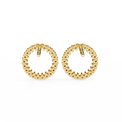 lab grown diamond | moissanite Jewellery Forzi Perals Earrings by Rabbito Jewels