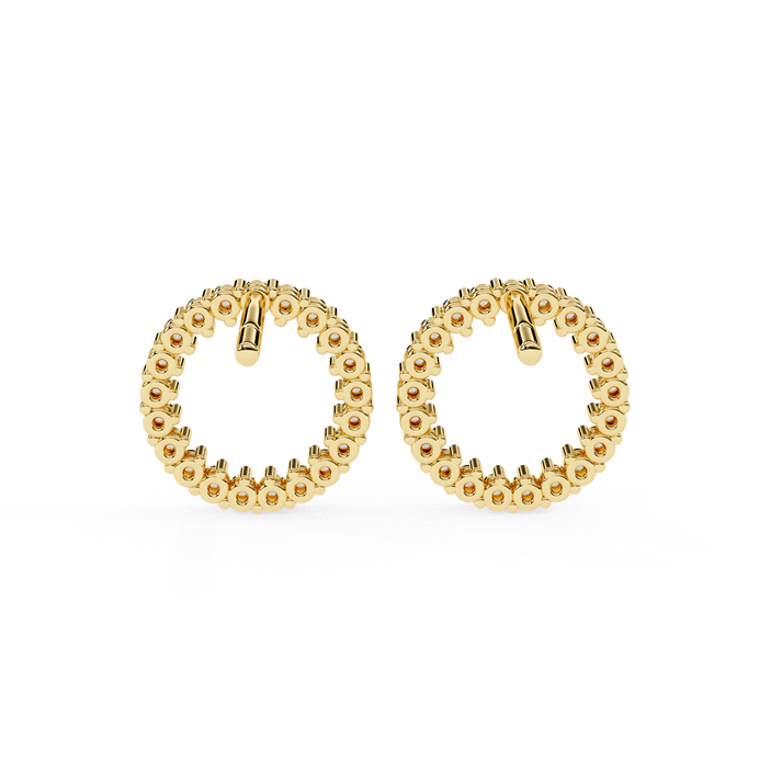 lab grown diamond | moissanite Jewellery Forzi Perals Earrings by Rabbito Jewels