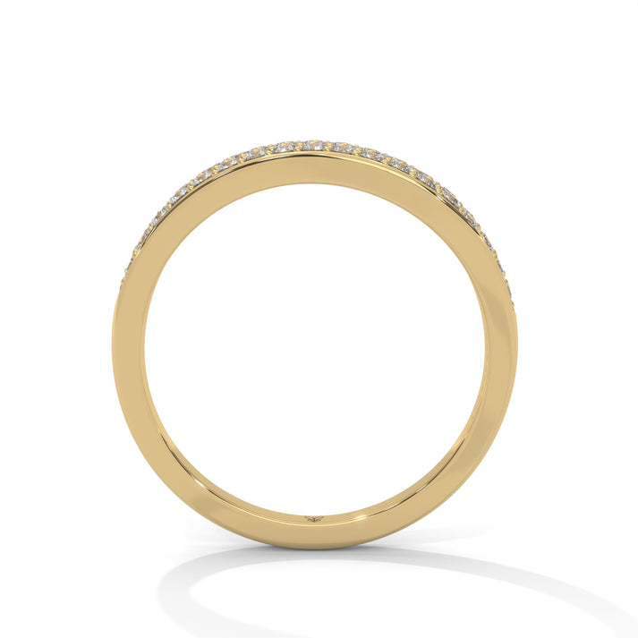 lab grown diamond | moissanite Jewellery Pave Signet Lab Grown Diamond OR Moissanite Ring by Rabbito Jewels