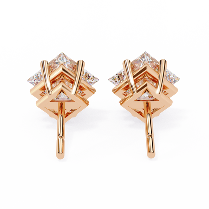 lab grown diamond | moissanite Jewellery Eternal Grace Lab Grown OR Moissanite Stud Earrings by Rabbito Jewels