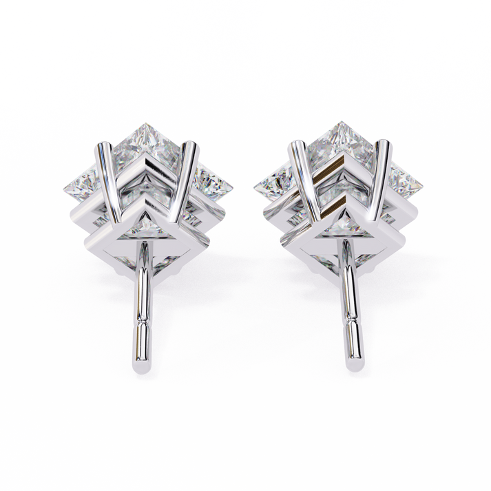 lab grown diamond | moissanite Jewellery Eternal Grace Lab Grown OR Moissanite Stud Earrings by Rabbito Jewels