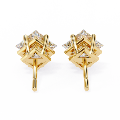 lab grown diamond | moissanite Jewellery Eternal Grace Lab Grown OR Moissanite Stud Earrings by Rabbito Jewels