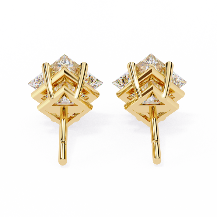 lab grown diamond | moissanite Jewellery Eternal Grace Lab Grown OR Moissanite Stud Earrings by Rabbito Jewels