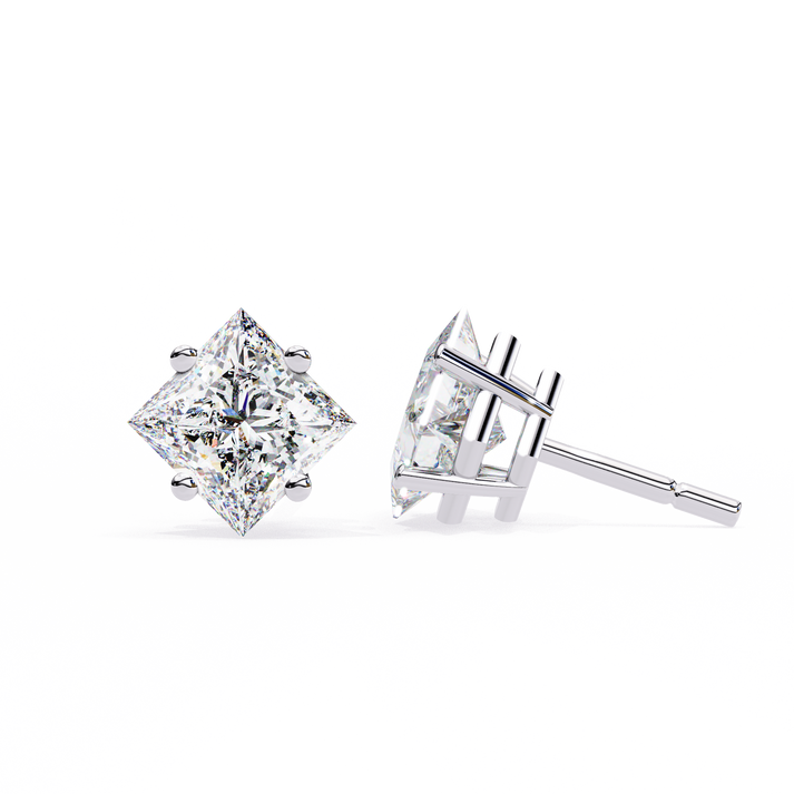 lab grown diamond | moissanite Jewellery Eternal Grace Lab Grown OR Moissanite Stud Earrings by Rabbito Jewels