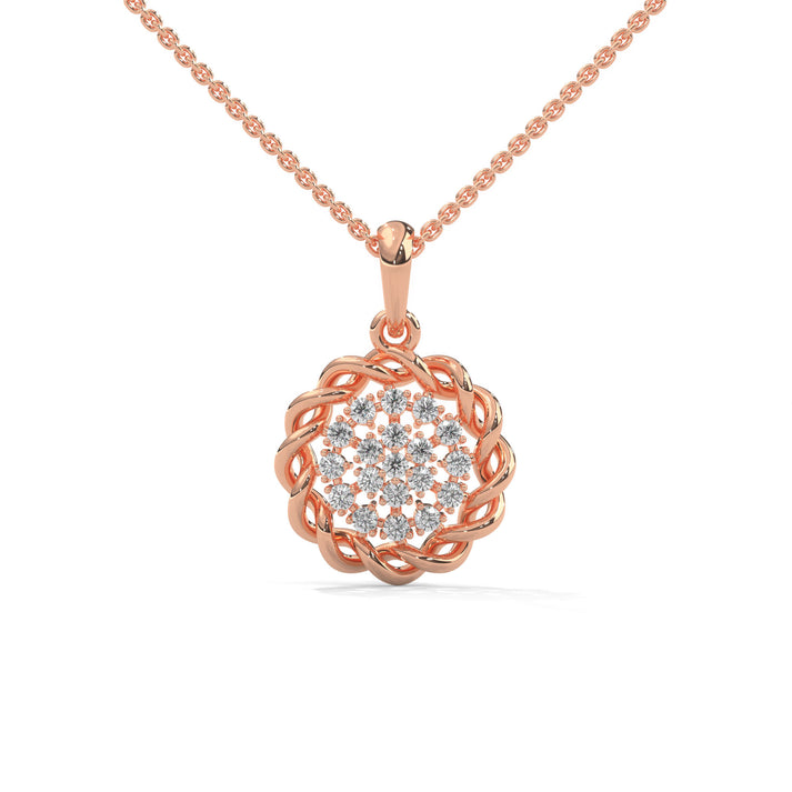 lab grown diamond | moissanite Jewellery Whimsical Fantasies Lab Grown Diamond OR Moissanite Pendant Rose Gold 18K by Rabbito Jewels