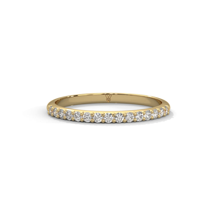 lab grown diamond | moissanite Jewellery Eternity Love Lab Grown Diamond OR Moissanite Ring Yellow Gold 14K by Rabbito Jewels