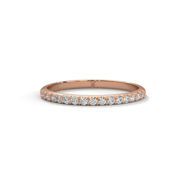 lab grown diamond | moissanite Jewellery Eternity Love Lab Grown Diamond OR Moissanite Ring Rose Gold 18K by Rabbito Jewels