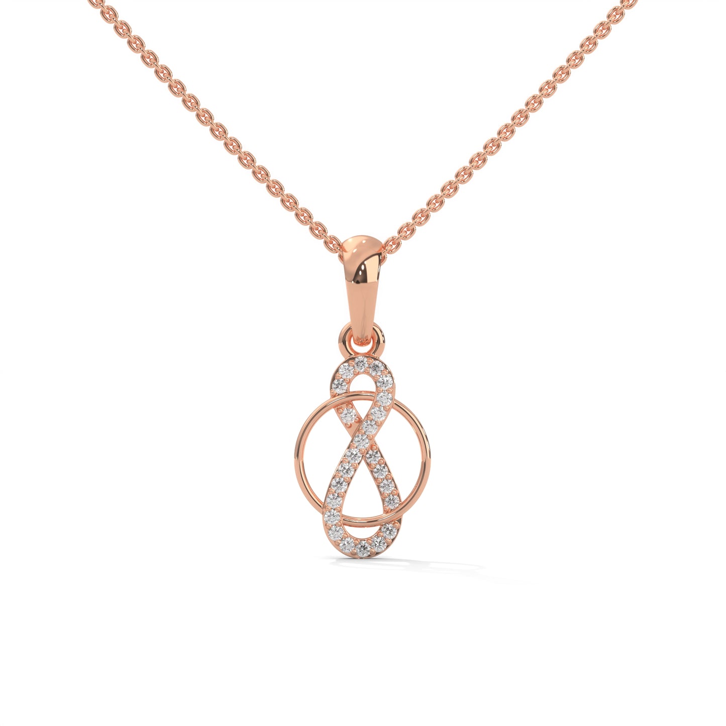 Loop of Infinity Diamond Pendant