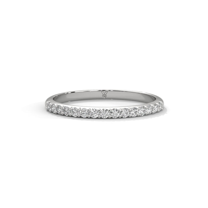 lab grown diamond | moissanite Jewellery Eternity Love Lab Grown Diamond OR Moissanite Ring White Gold 14K by Rabbito Jewels
