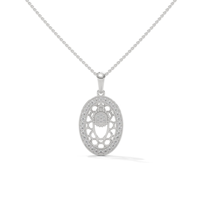 lab grown diamond | moissanite Jewellery Kiat Lab Grown Diamond OR Moissanite Pendant Silver by Rabbito Jewels