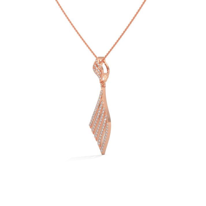 lab grown diamond | moissanite Jewellery Tie Style Lab Grown Diamond OR Moissanite Pendant by Rabbito Jewels
