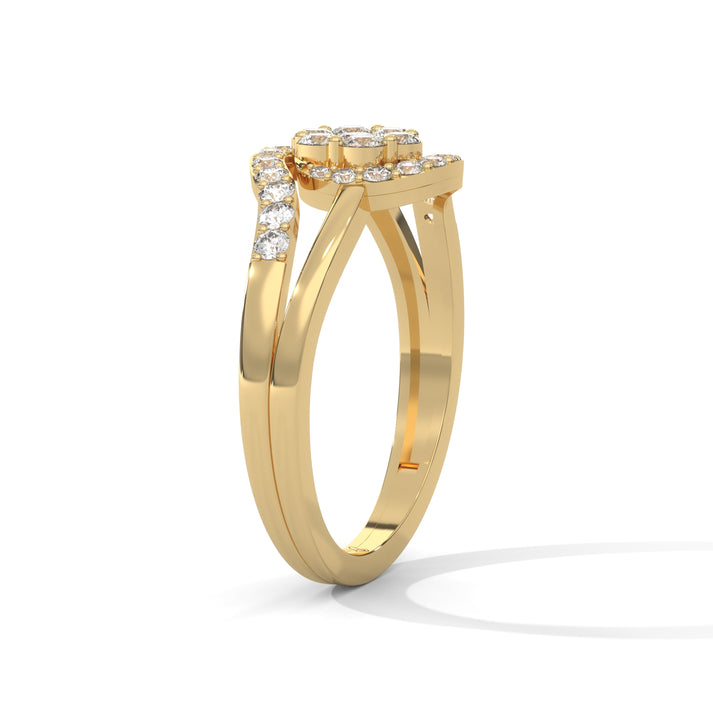 lab grown diamond | moissanite Jewellery Darey Lab Grown Diamond OR Moissanite Ring by Rabbito Jewels
