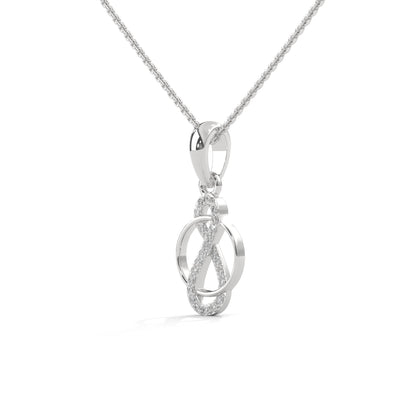 Loop of Infinity Diamond Pendant