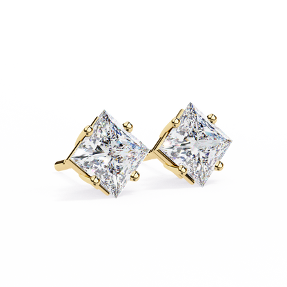lab grown diamond | moissanite Jewellery Eternal Grace Lab Grown OR Moissanite Stud Earrings by Rabbito Jewels
