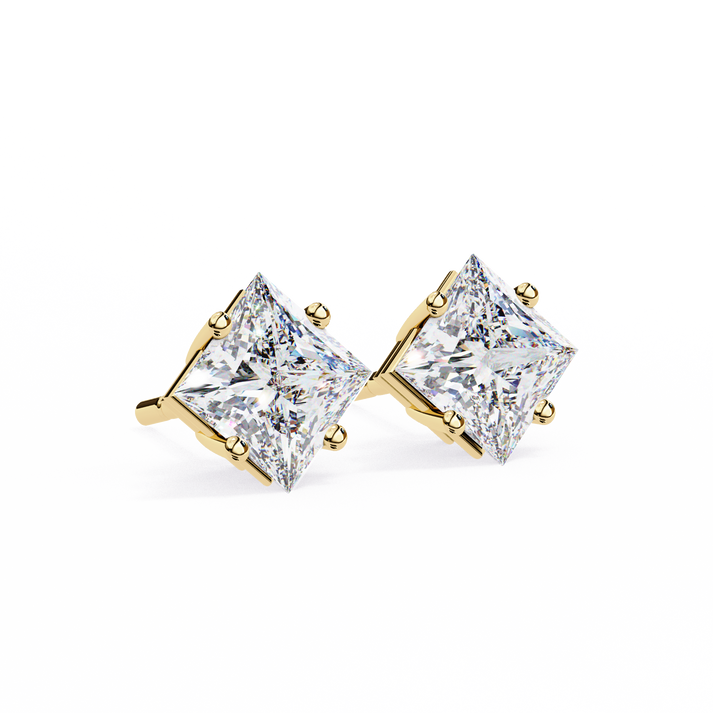lab grown diamond | moissanite Jewellery Eternal Grace Lab Grown OR Moissanite Stud Earrings by Rabbito Jewels
