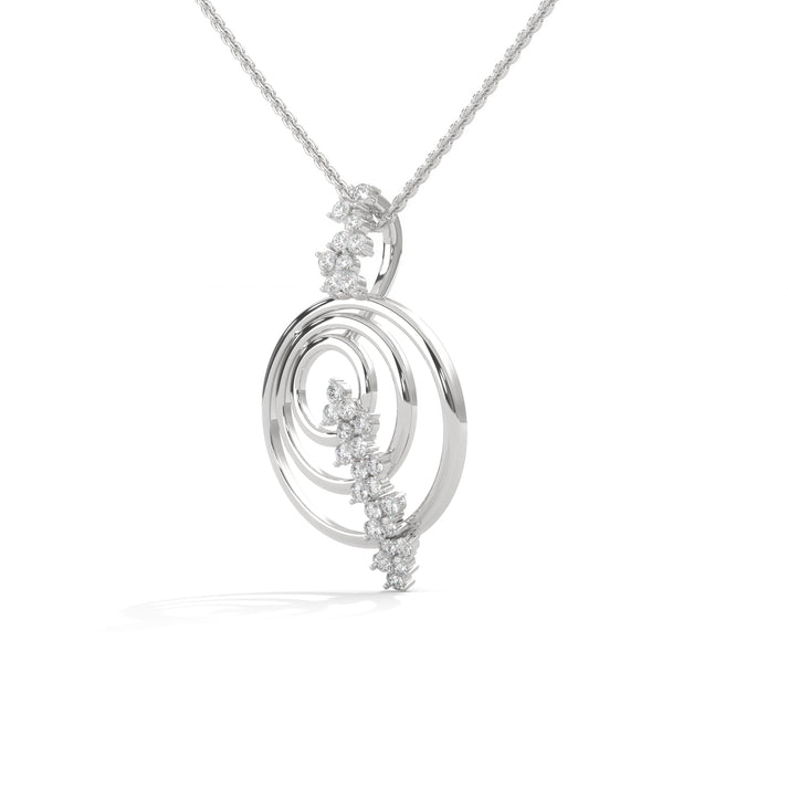 lab grown diamond | moissanite Jewellery Modern Minimalist Lab Grown Diamond OR Moissanite Pendant by Rabbito Jewels