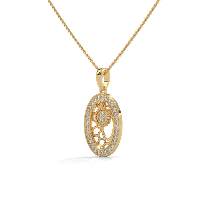 lab grown diamond | moissanite Jewellery Kiat Lab Grown Diamond OR Moissanite Pendant by Rabbito Jewels