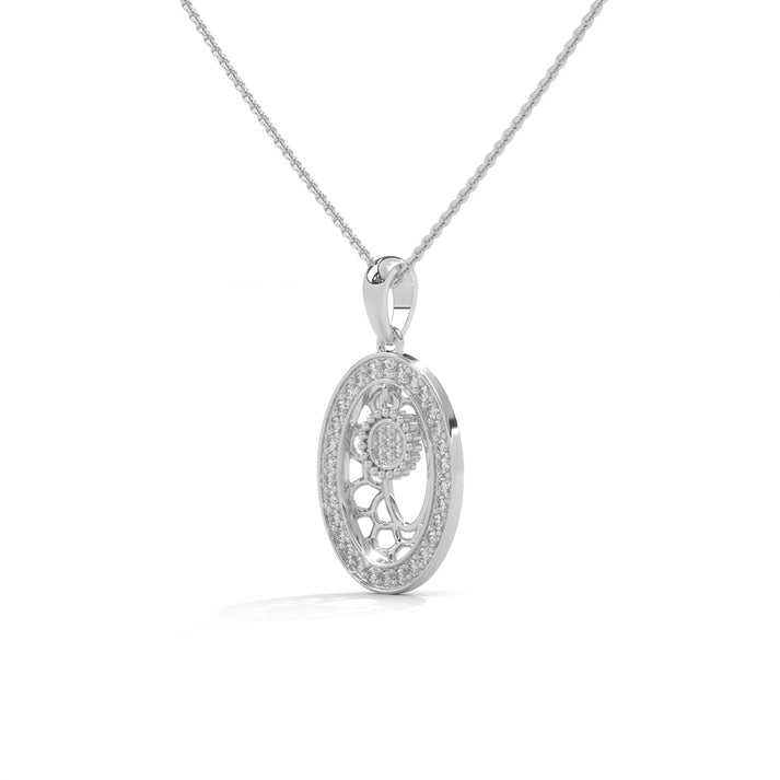 lab grown diamond | moissanite Jewellery Kiat Lab Grown Diamond OR Moissanite Pendant by Rabbito Jewels
