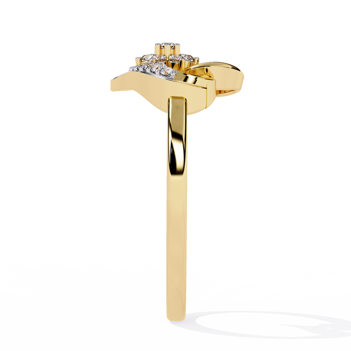 lab grown diamond | moissanite Jewellery Heart Of Elegance Lab Grown Diamond OR Moissanite Ring by Rabbito Jewels