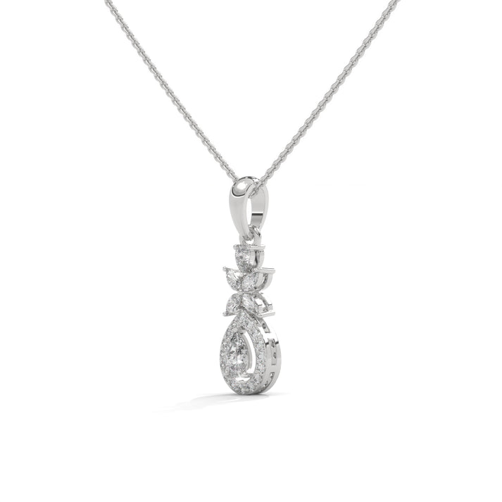 lab grown diamond | moissanite Jewellery Alluring Lab Grown Diamond OR Moissanite Pendant by Rabbito Jewels