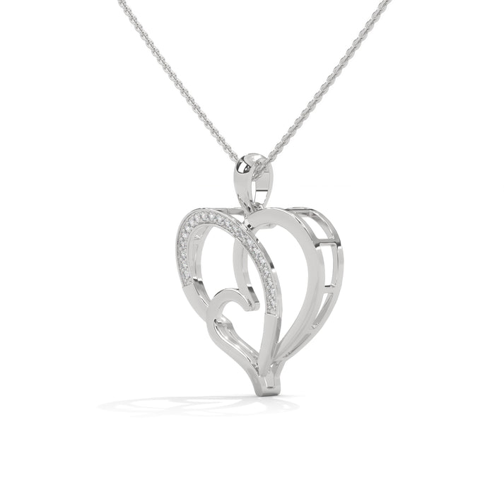 lab grown diamond | moissanite Jewellery Dual Toned Lab Grown Diamond OR Moissanite Pendant by Rabbito Jewels