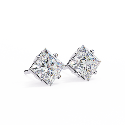 lab grown diamond | moissanite Jewellery Eternal Grace Lab Grown OR Moissanite Stud Earrings by Rabbito Jewels