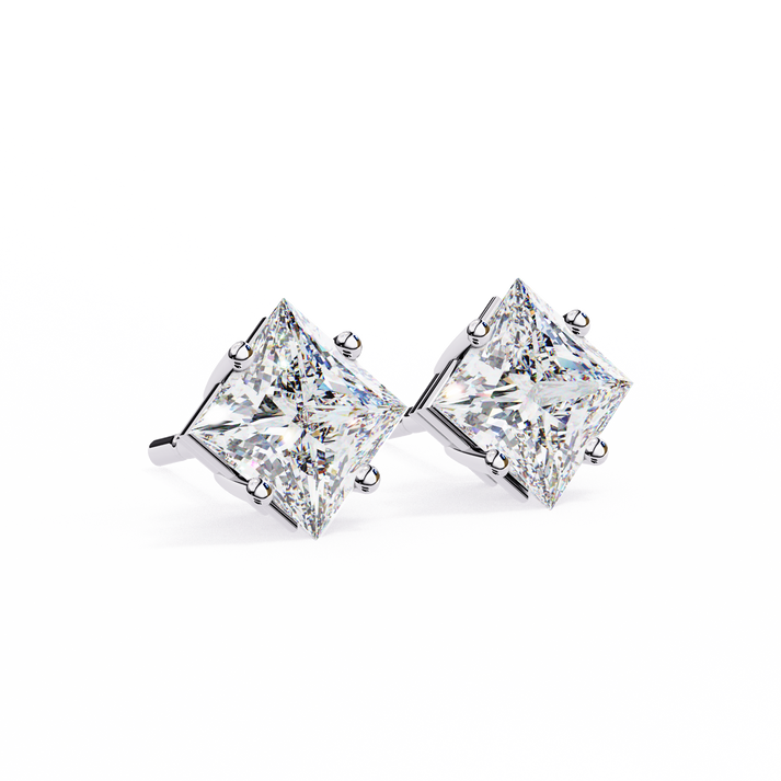 lab grown diamond | moissanite Jewellery Eternal Grace Lab Grown OR Moissanite Stud Earrings by Rabbito Jewels