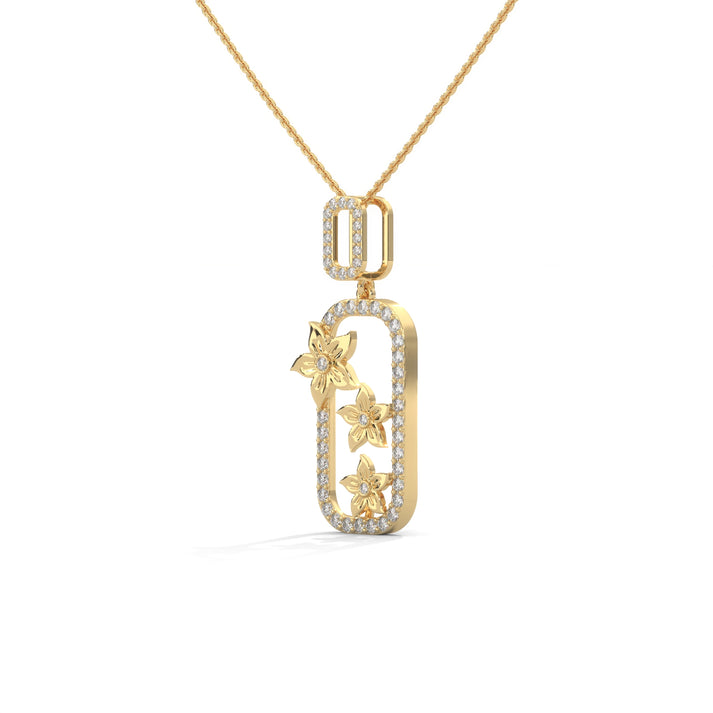 lab grown diamond | moissanite Jewellery Spring Lab Grown Diamond OR Moissanite Pendant by Rabbito Jewels